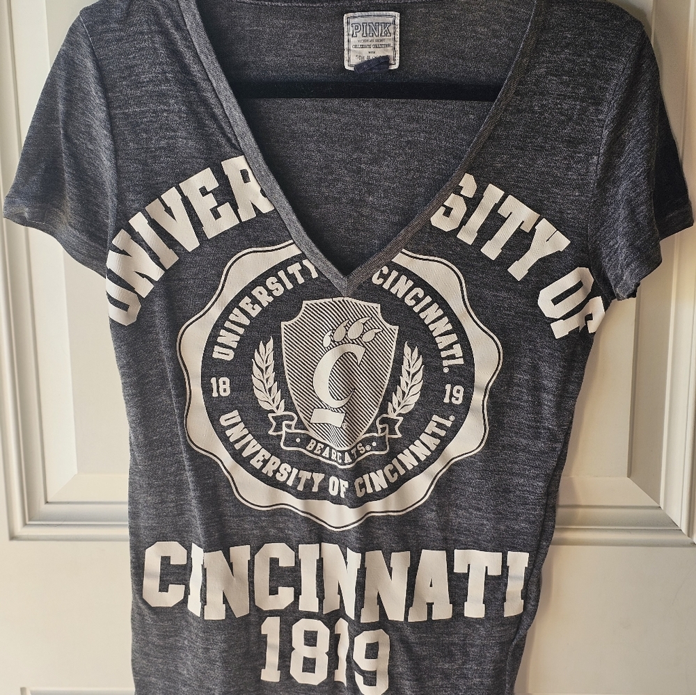 University of Cincinnati PINK brand Collegiate Collection Tee